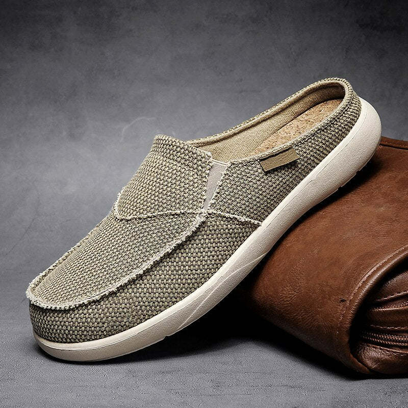 Summer Denim Canvas Men Breathable Casual Shoes-My Soft Slipper