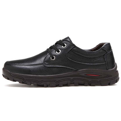 Leather Casual Men Flats Shoes-My Soft Slipper