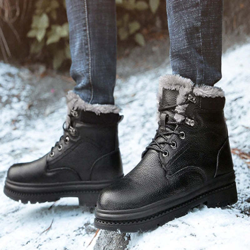 Men's Outdoor Working Snow Ankle Boots-My Soft Slipper