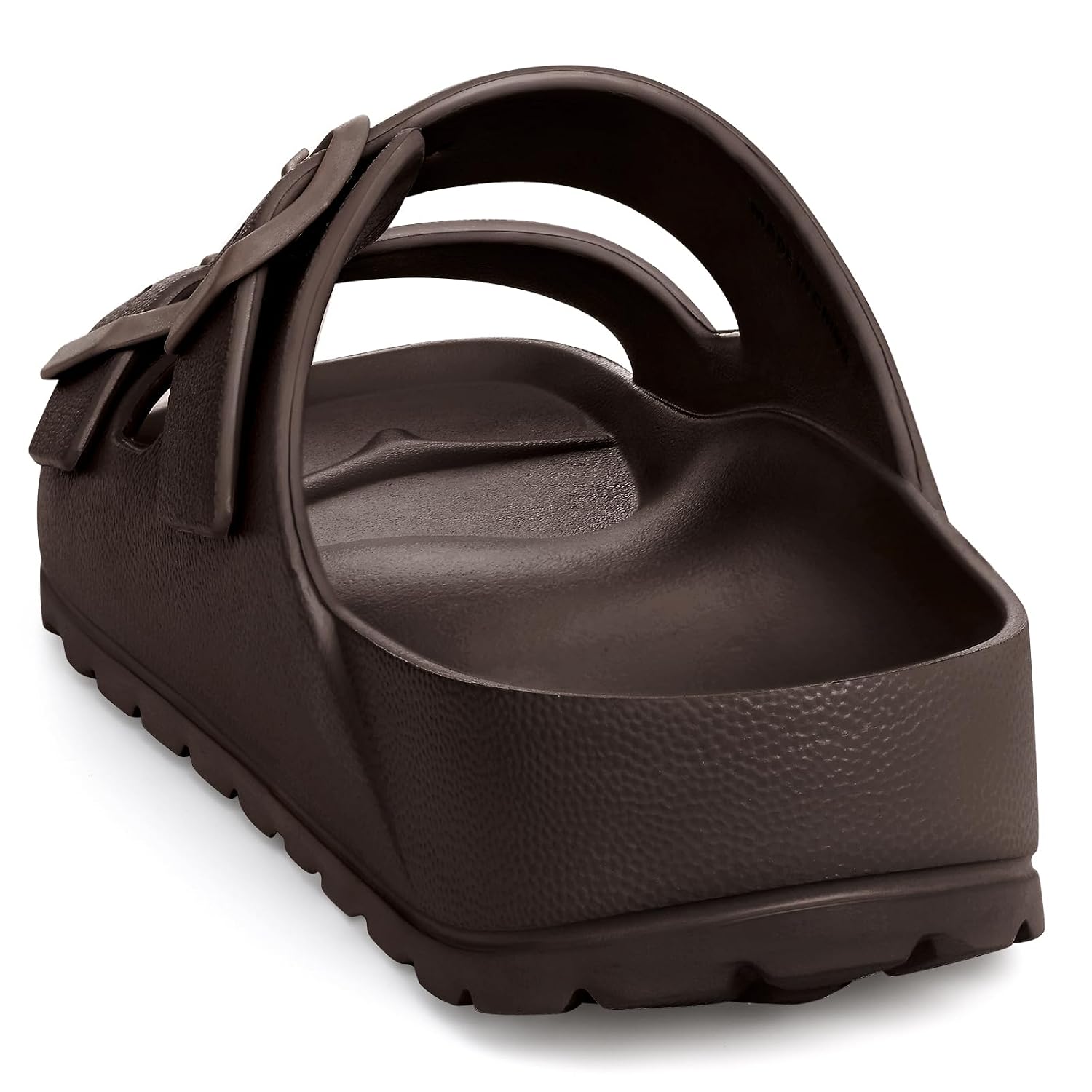 Lightweight Slip On Slide Waterproof Sandals With Adjustable Double Buckle For Women