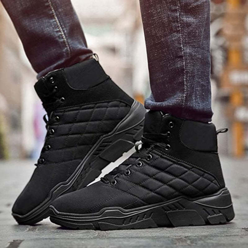 Winter Warm Snow Ankle Boot For Men's-My Soft Slipper
