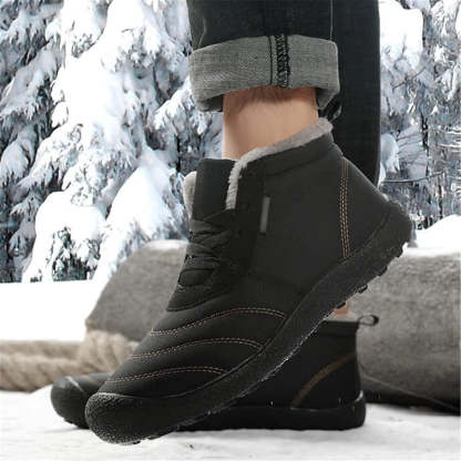 Men's Warm Slip On Ankle Boots-My Soft Slipper