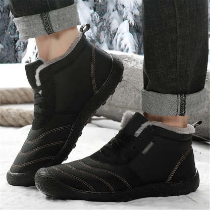 Men's Warm Slip On Ankle Boots-My Soft Slipper