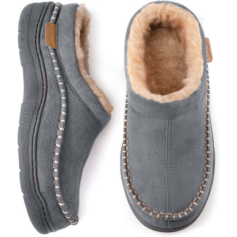 Fluffy Wide Loafer Shoes For Men-My Soft Slipper