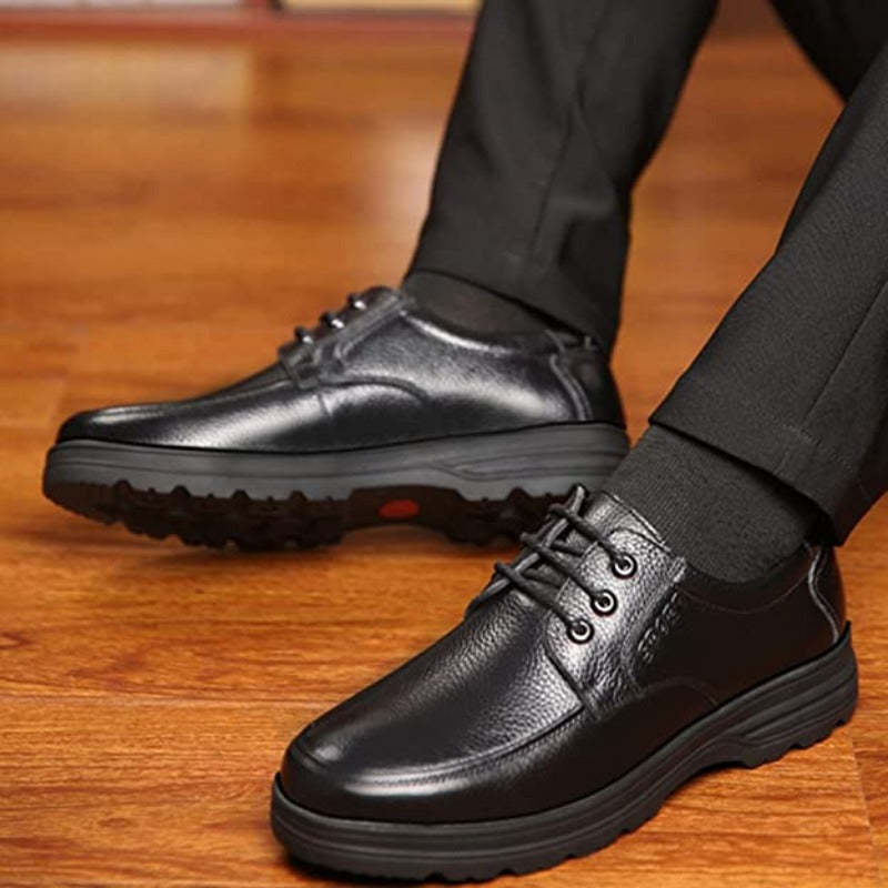 Leather Casual Men Flats Shoes-My Soft Slipper