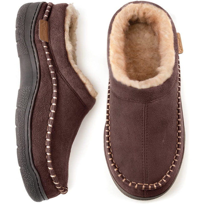 Warm Fuzzy Comfy House Shoes For Men-My Soft Slipper