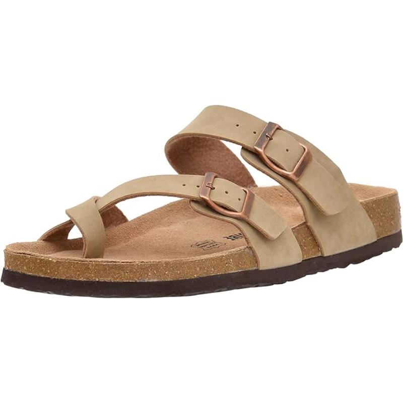 Women Open Design Clogs With Buckle Closure-My Soft Slipper