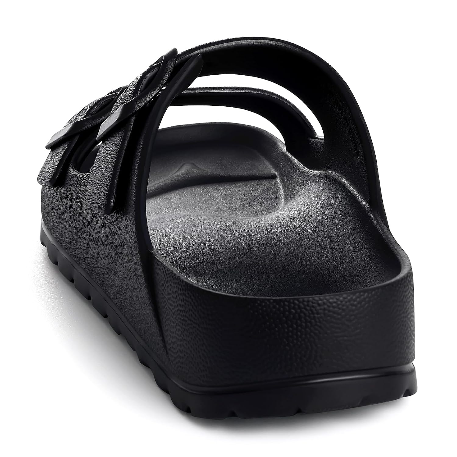 Lightweight Slip On Slide Waterproof Sandals With Adjustable Double Buckle For Women