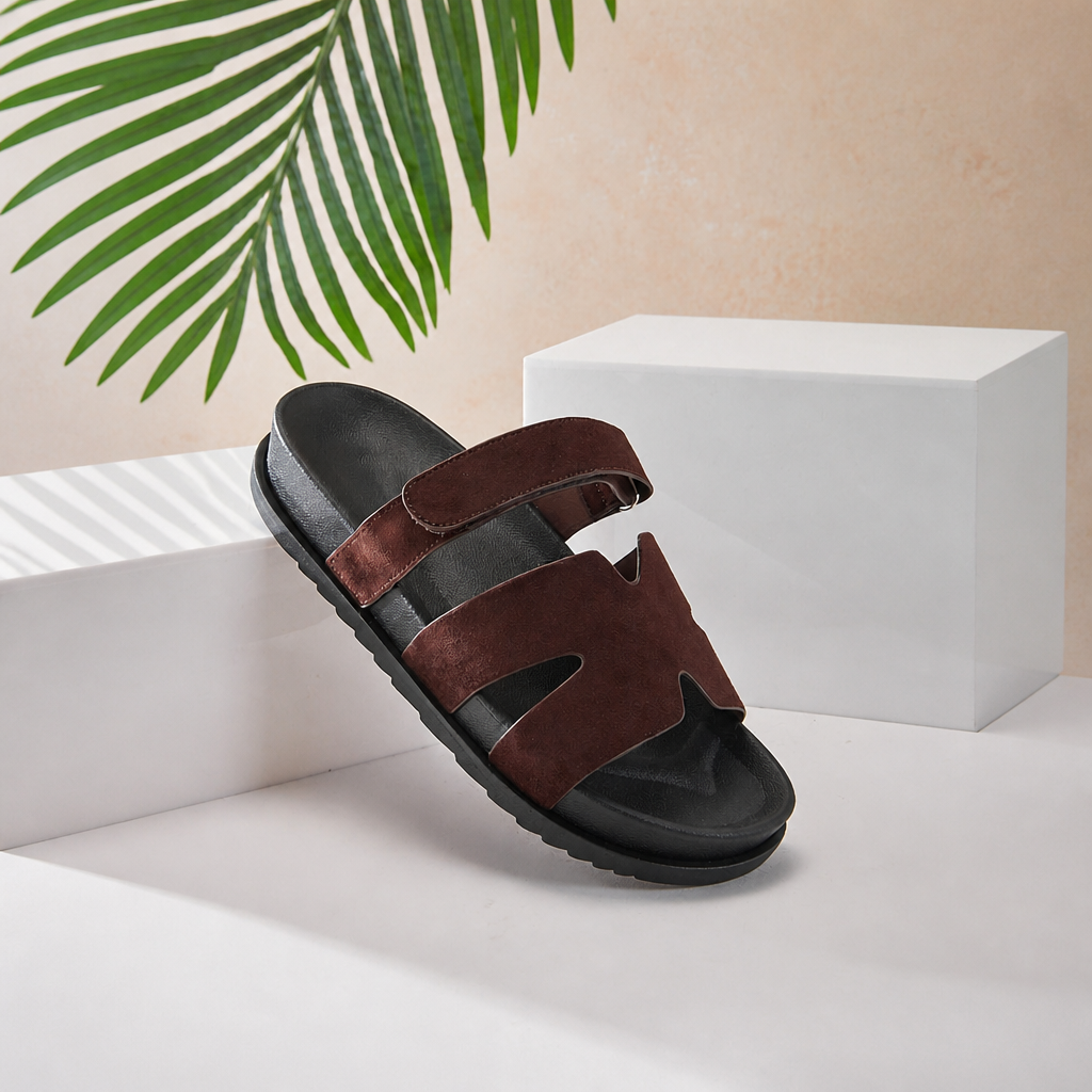 Casual Double Strap Flat Sandals For Summer