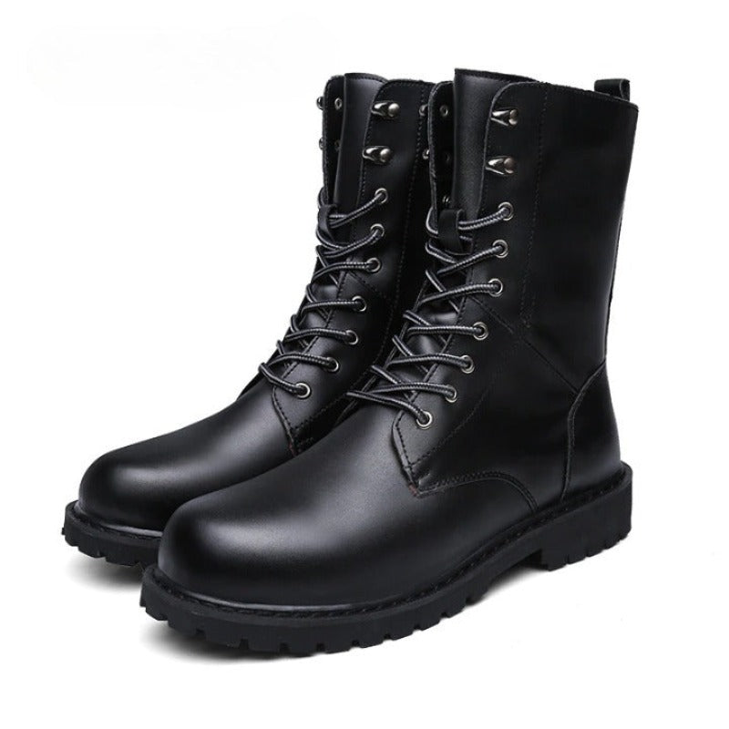 Warm Motorcycle Boots For Men-My Soft Slipper