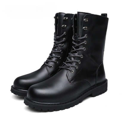 Warm Motorcycle Boots For Men-My Soft Slipper