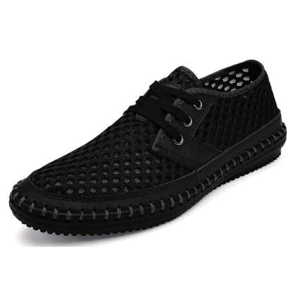Breathable Slip On Mesh Shoes For Men-My Soft Slipper