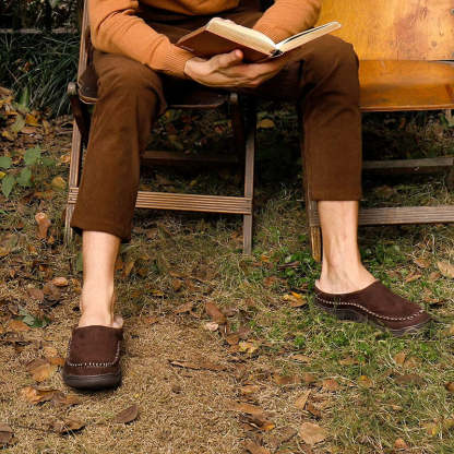 Warm Fuzzy Comfy House Shoes For Men-My Soft Slipper