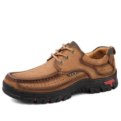 Genuine Leather Men Shoes-My Soft Slipper