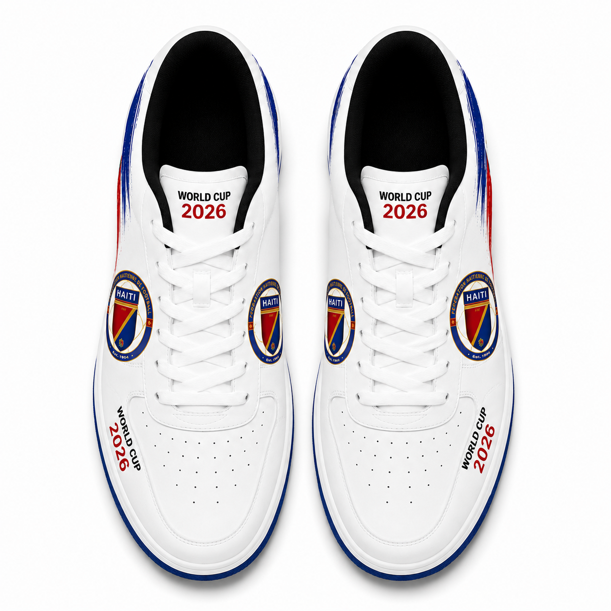 World Cup 2026 Haiti Football Fan Printed Shoes