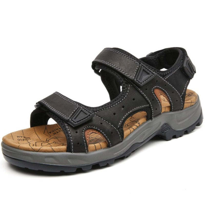 Fashion Summer Genuine Leather Sandals-My Soft Slipper
