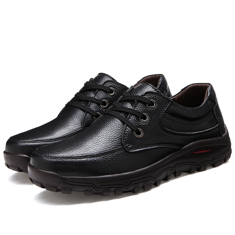 Leather Casual Men Flats Shoes-My Soft Slipper