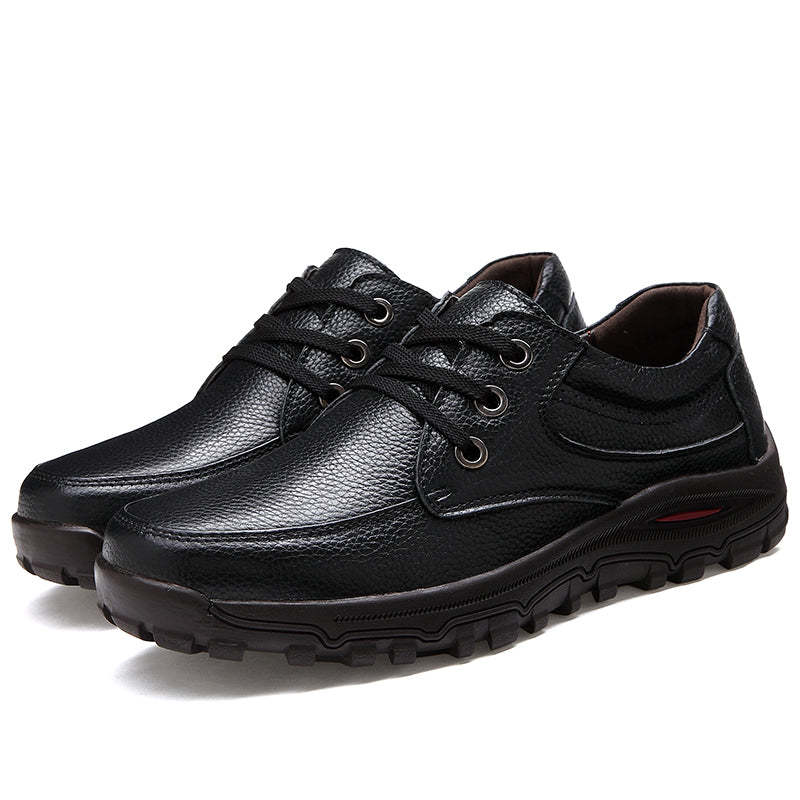 Leather Casual Men Flats Shoes-My Soft Slipper