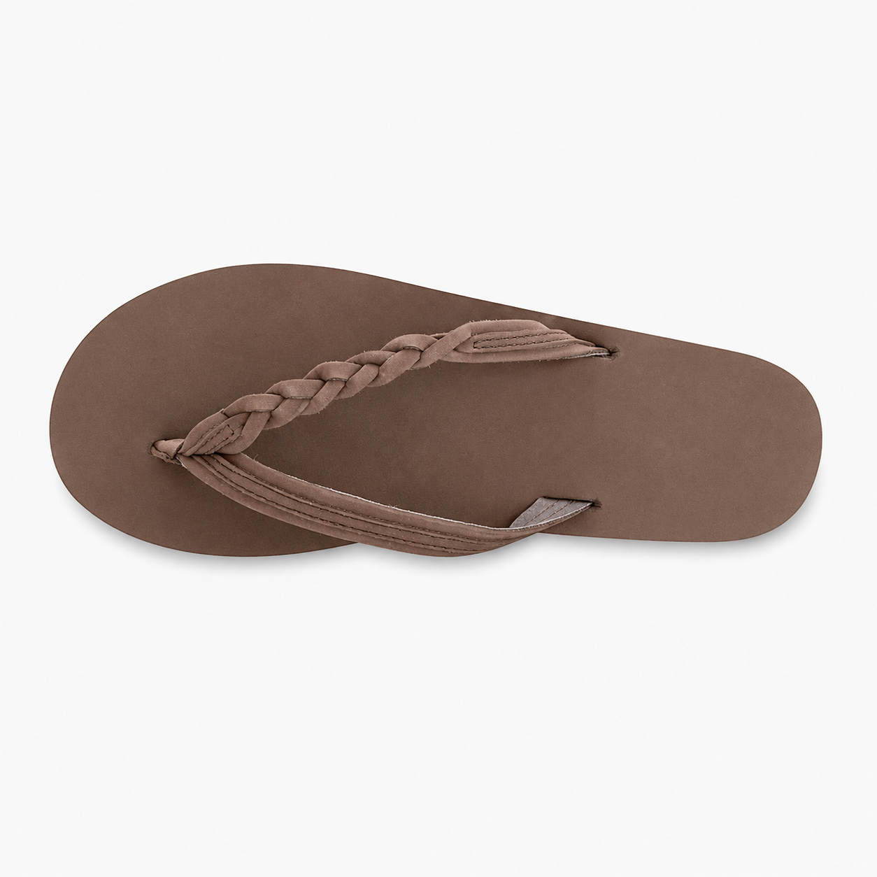 Single Strap Braided Leather Sandals For Women