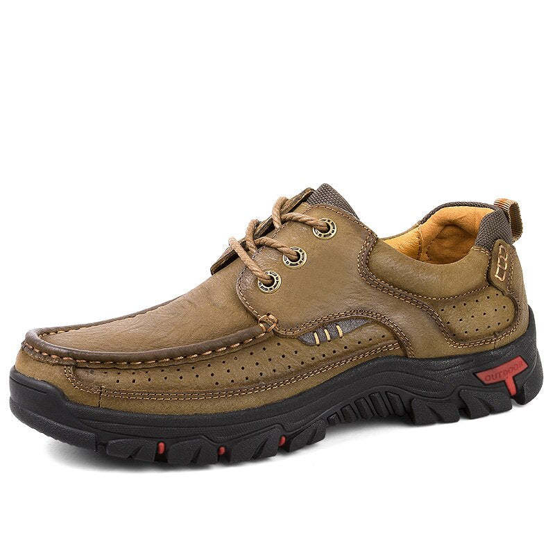 Genuine Leather Men Shoes-My Soft Slipper