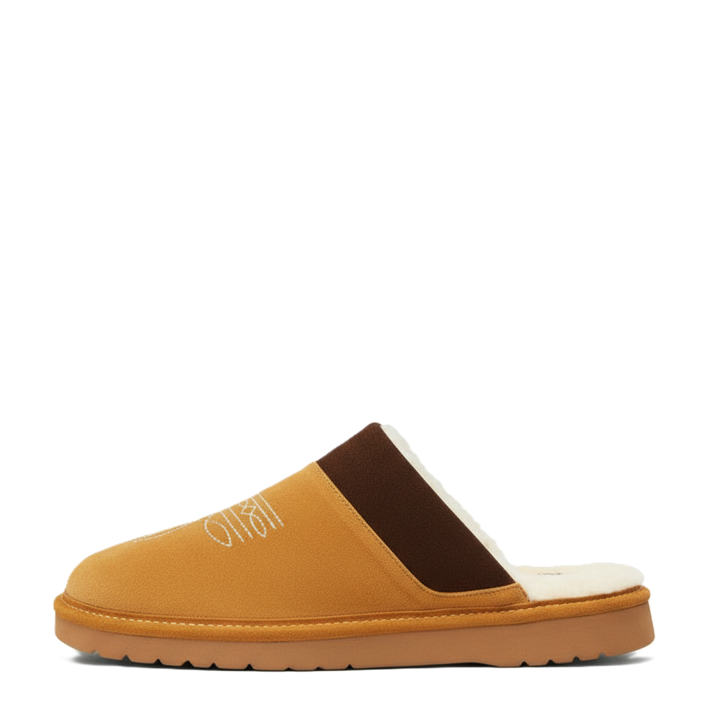 Silversmith Chestnut Square Slipper For Men