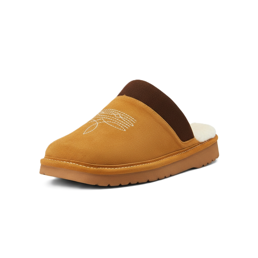 Silversmith Chestnut Square Slipper For Men