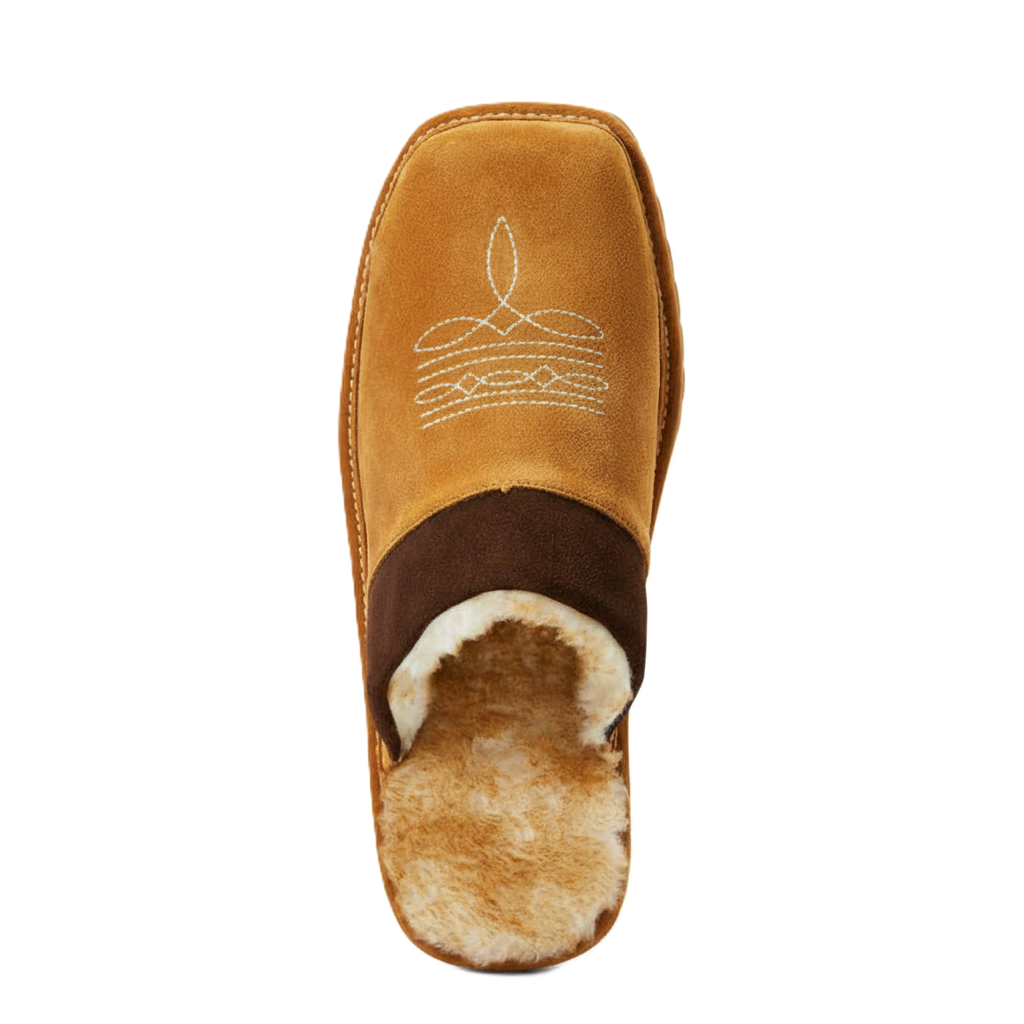 Silversmith Chestnut Square Slipper For Men