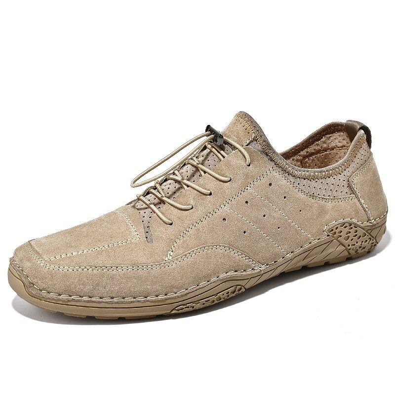 Men's Casual Genuine Leather Shoes-My Soft Slipper