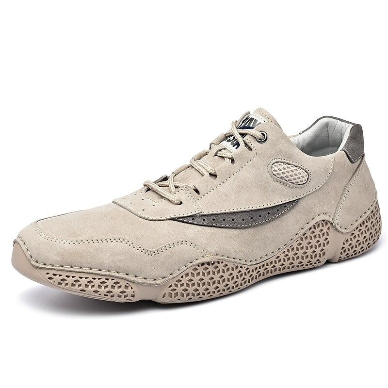 Men's Casual Genuine Leather Shoes-My Soft Slipper