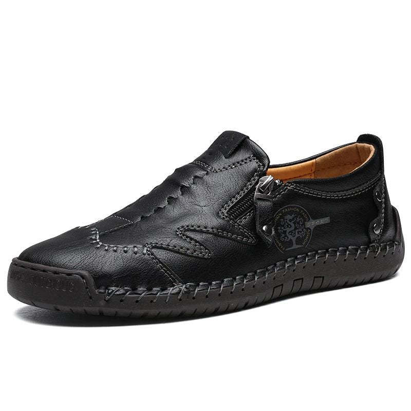 Men's Casual Soft Leather Shoes-My Soft Slipper