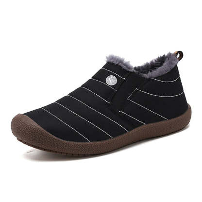 Men's Warm Snow Waterproof Outdoor Ankle Boots-My Soft Slipper
