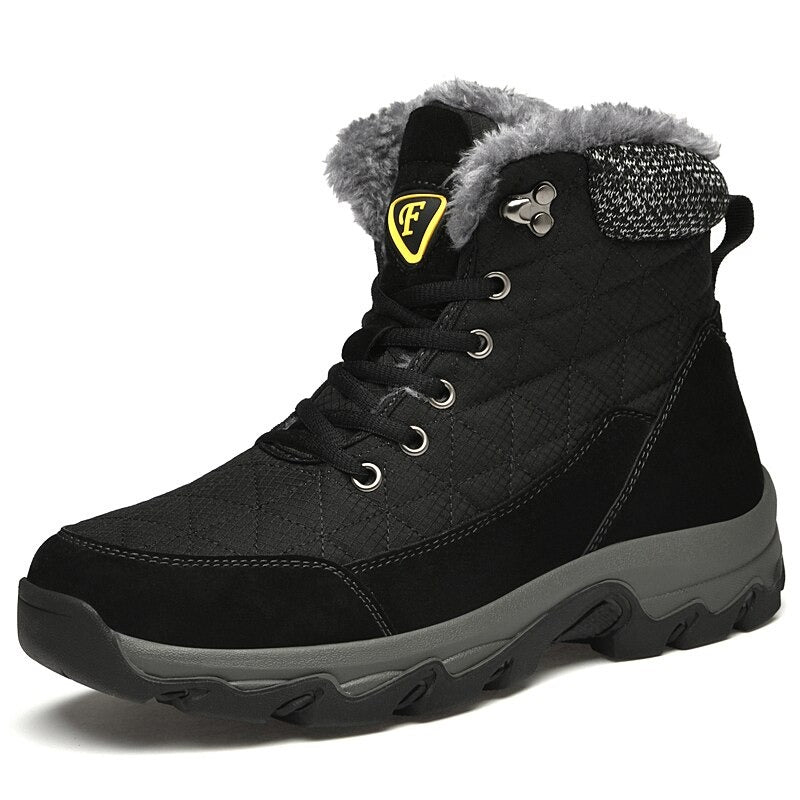 Men's Warm Outdoor Non-Slip Snow Boots-My Soft Slipper