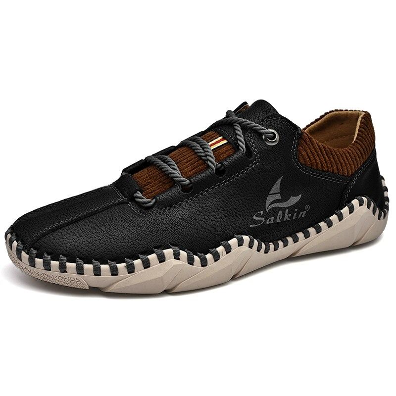 Men's Artificial Leather Casual Shoes-My Soft Slipper