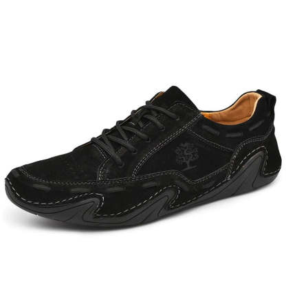 Men's Genuine Leather Comfortable Loafers-My Soft Slipper