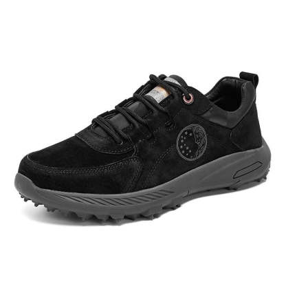 Genuine Leather Men's Casual Outdoor Shoes-My Soft Slipper