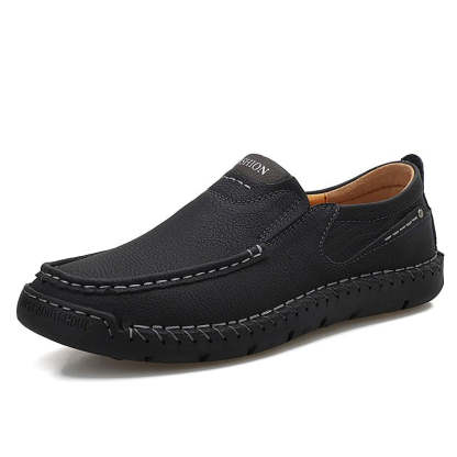 Men's Soft Leather Outdoor Loafers-My Soft Slipper