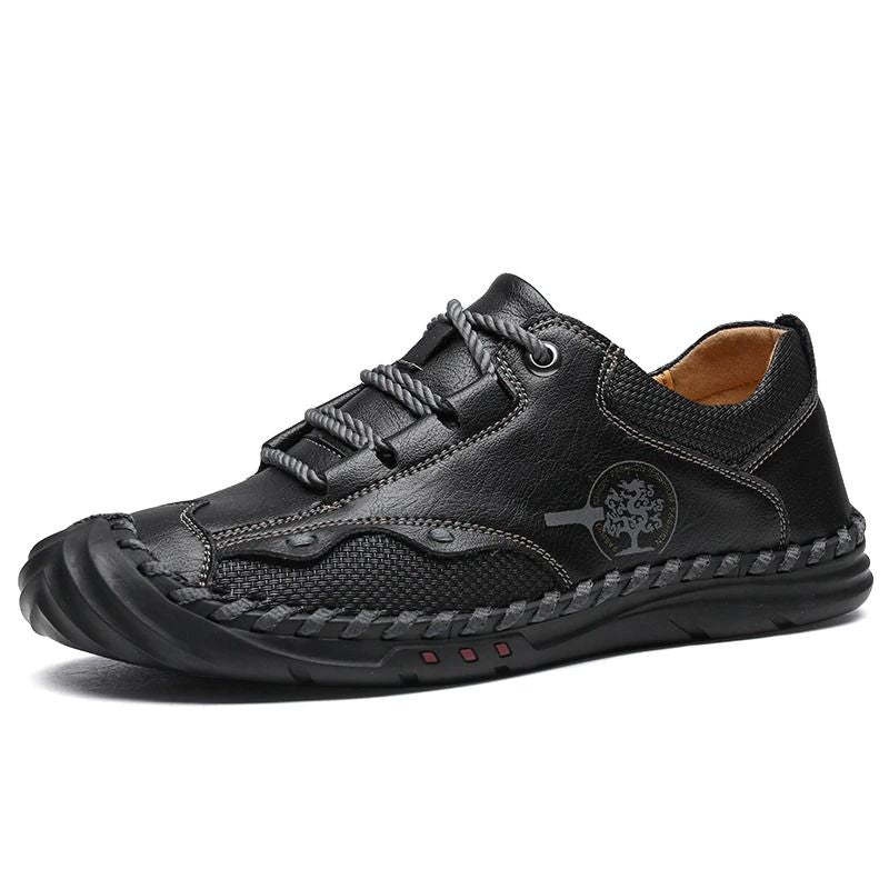 Men's Casual Soft Leather Shoes-My Soft Slipper
