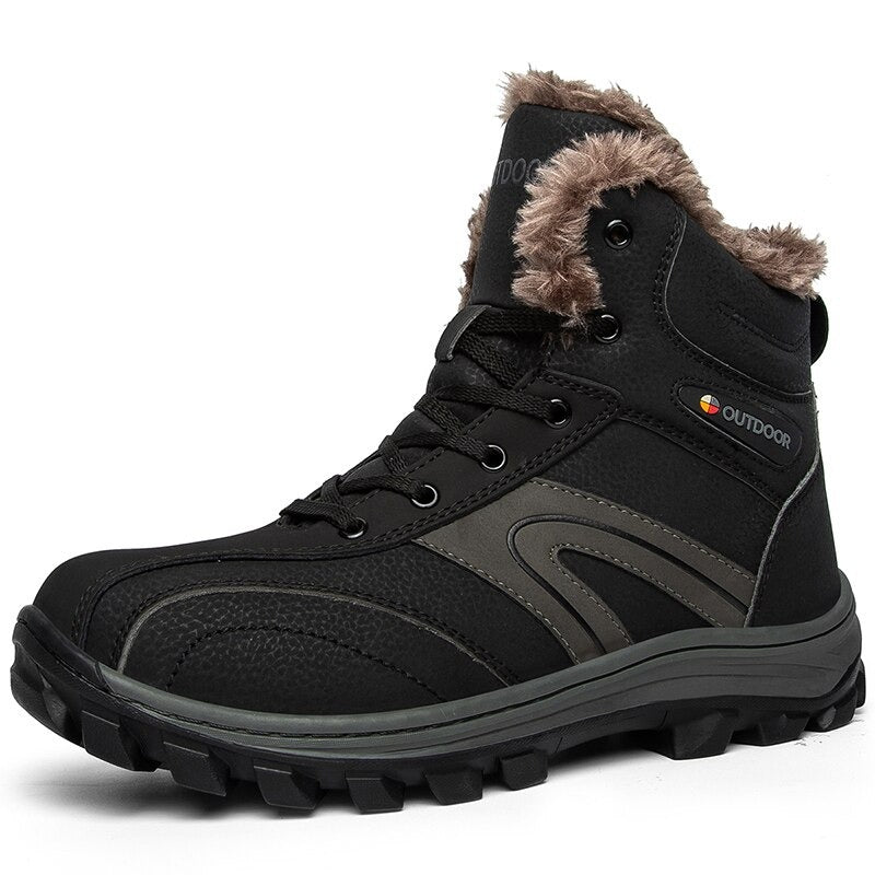 Men's Outdoor Winter Non-Slip Ankle Boots-My Soft Slipper
