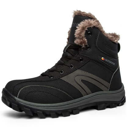 Men's Outdoor Winter Non-Slip Ankle Boots-My Soft Slipper