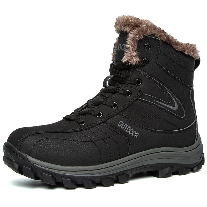 Men's Outdoor Winter Non-Slip Ankle Boots-My Soft Slipper
