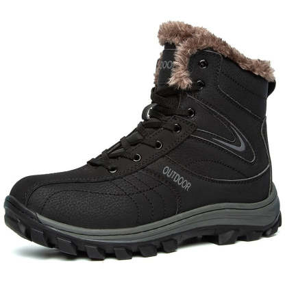 Men's Outdoor Winter Non-Slip Ankle Boots-My Soft Slipper