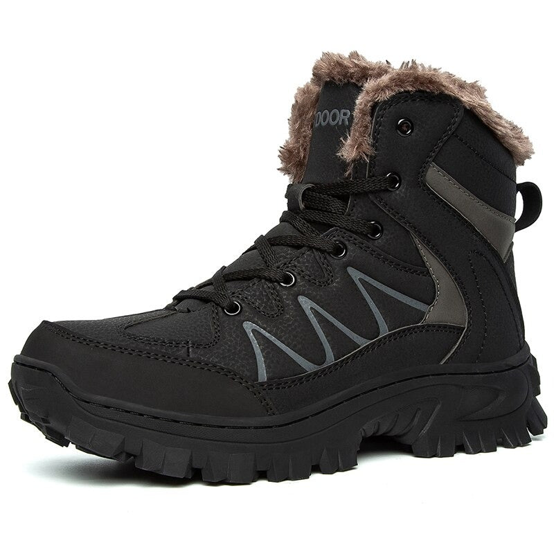 Men's Outdoor Non-Slip Hiking Ankle Boots-My Soft Slipper