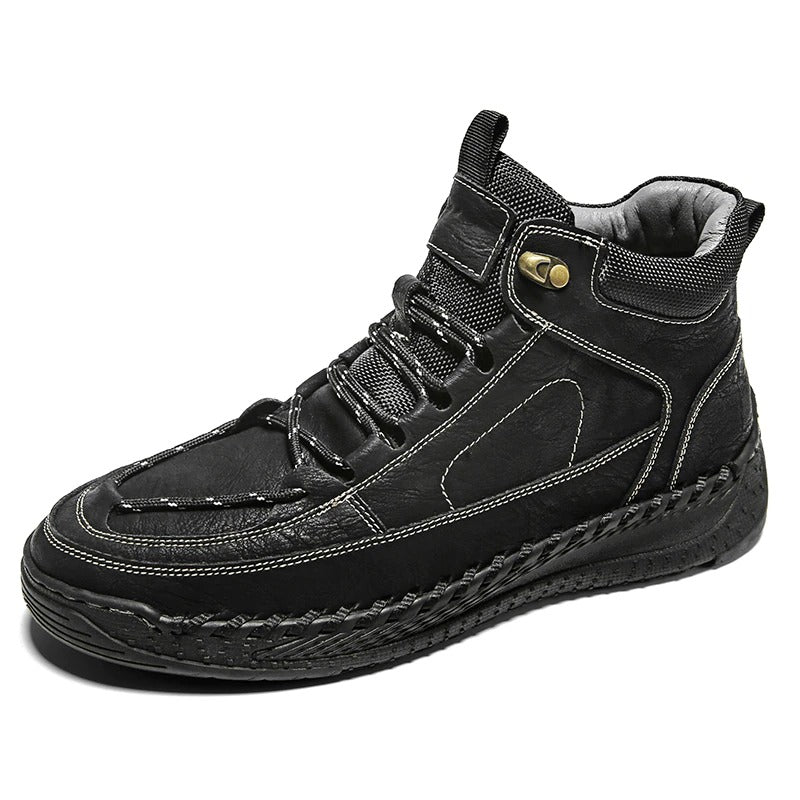 Men's Comfortable Outdoor Ankle Boots-My Soft Slipper