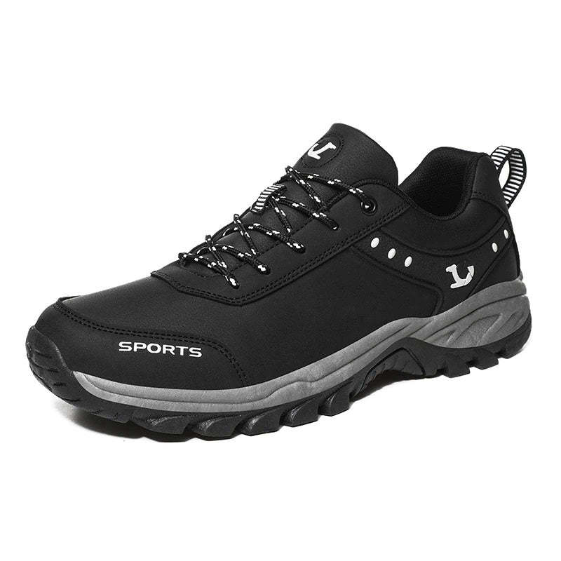 Men's Plush Warm Snow Ankle Boots-My Soft Slipper