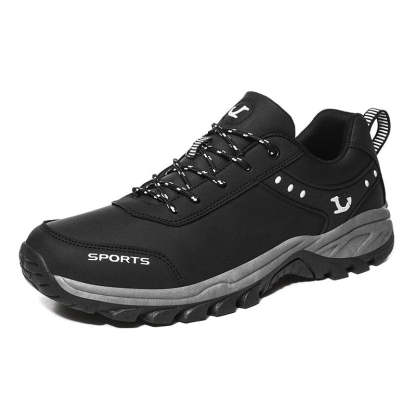 Men's Plush Warm Snow Ankle Boots-My Soft Slipper