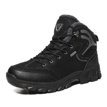 Men's Warm Waterproof Ankle Boots-My Soft Slipper