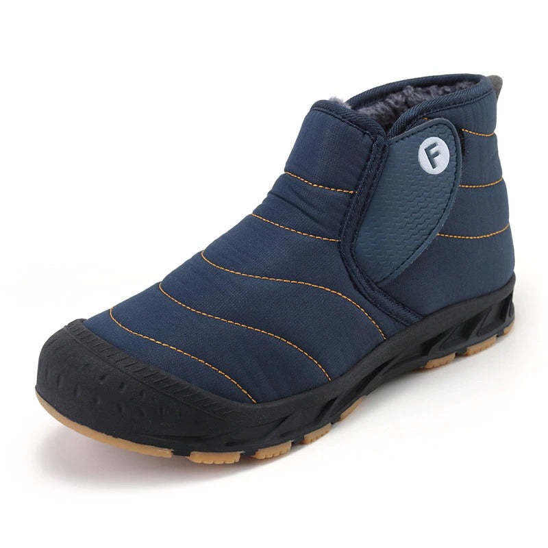 Men's Warm Slip On Ankle Boots-My Soft Slipper