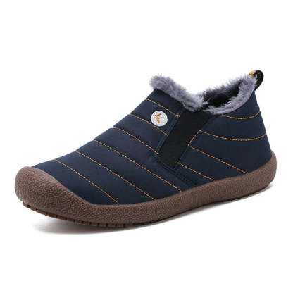 Men's Warm Snow Waterproof Outdoor Ankle Boots-My Soft Slipper