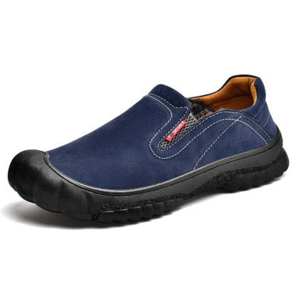 Men's Casual Comfortable Leather Sneakers-My Soft Slipper