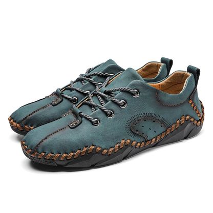 Men's Handmade Soft Leather Casual Shoes-My Soft Slipper